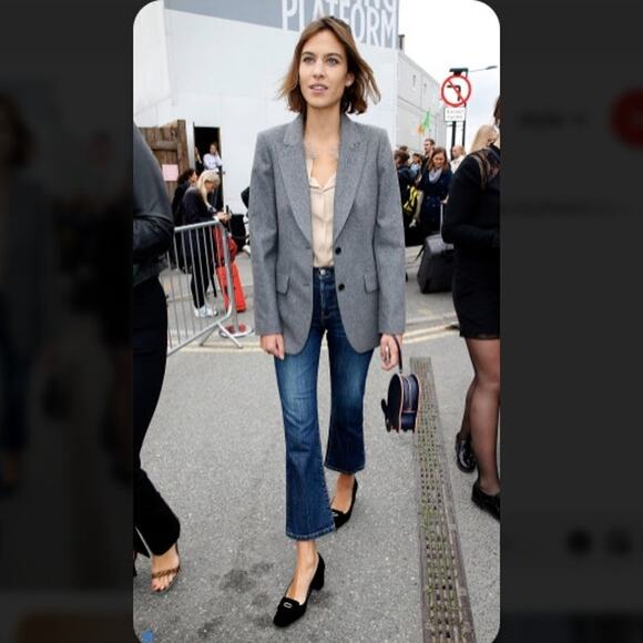 DEREK LAM 10 CROSBY GIA High Rise Crop Flare Jeans | Italian Denim | Sz 25" NEW - Picture 2 of 15